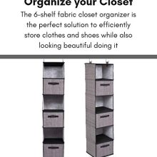 Internet's Best Hanging Closet Organizer with Drawers