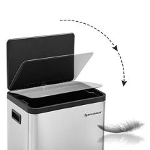 SONGMICS Trash Can, 11.9 Gal Pedal Garbage Can