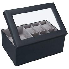 Equuleus Dual Layer Jewelry Organizer Watch Display Case