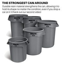 Heavy-Duty Round Recycling/Composting Bin