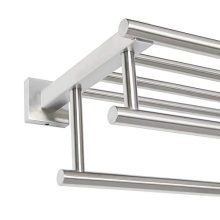 Alise GZ8000-LS Bathroom Lavatory Towel Rack Towel Shelf