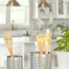 Jagurds Stainless Steel Utensil Holder
