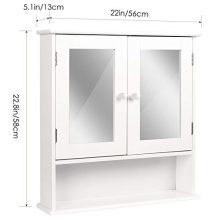 More Space with the Multipurpose Bathroom Wall Cabinet
