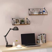 Wood Floating Storage Shelves for Kitchen