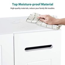 KINGSO Bathroom Organizer Over The Toilet Storage Cabinet for Bathroom