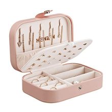 Jewelry Box Organiser Small Travel PU Leather