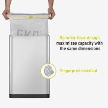 Rectangular Motion Sensor Trash Can