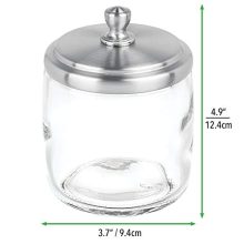 Glass Storage Organizer Canister Apothecary Jar