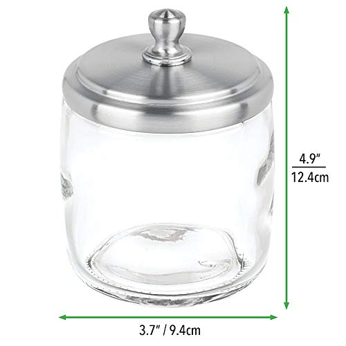Glass Storage Organizer Canister Apothecary Jar