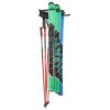 Ski Wall Rack for Home and Garage Storage, Wall Mounted