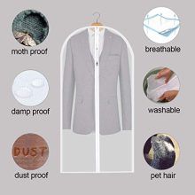Dust Cover with Full Zipper for Suit Jacket