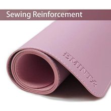Purple/Pink Leather Desk Pad Dual Sided