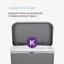 45 Liter Rectangular Kitchen Step Trash Can with Soft-Close Lid – Silent, Durable & Custom Fit Liners