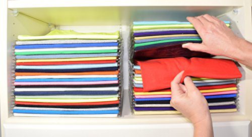 EZSTAX Closet Organizer and Shirt Folder