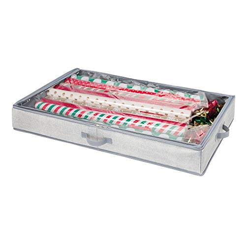 Fabric Gift Wrap Storage Organizer Holder Box