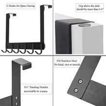 DOKU Over The Door Hook, Stainless Steel Heavy Duty