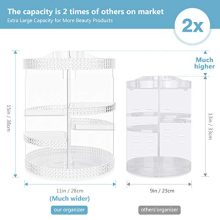 Adjustable Makeup Storage Makeup Organizer 360-Degree Rotating