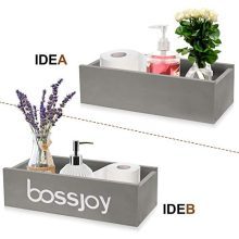 Rustic Farmhouse Bathroom Decor Box for Toilet Paper – Stylish Storage Organizer