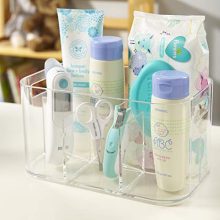 Simplify Your Space: Bliss 5-Compartment Plastic Organizer