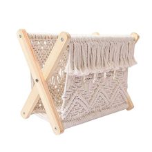 VASTAIR Boho Magazine Rack, Book Newspaper Notebook Holder Storage