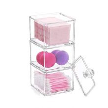 Cosmetic Organizer Makeup Storage Organizer For Cotton Swabs