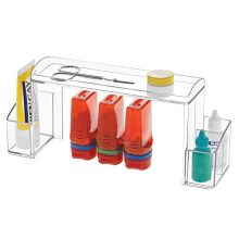 Plastic Medicine Cabinet High-Rise Storage Organizer
