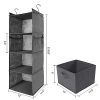 MAX Houser 4-Shelf Hanging Closet Organizer,Space Saver