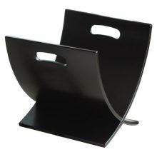 Oceanstar Contemporary Wooden Magazine Rack