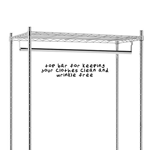 Heavy Duty Rolling Garment Rack