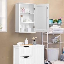Single Door Toilet Medicine Storage Organizer
