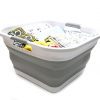 Collapsible Plastic Laundry Basket Square Tub/Basket