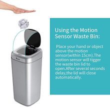 ROVSUN 35 Liter / 9.2 Gallon Smart Automatic Trash Can