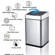 Smart Trash Can, [2 Pack] Smartideal 12Litter