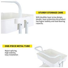 3 Tier Mobile Utility Cart: The Ultimate Storage Organizer