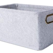 Foldable Felt Fabric Storage Basket Storage Bins