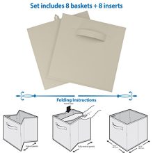 Royexe Storage Bins - Set of 8 - Storage Cubes