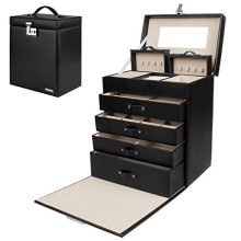Homde Jewelry Box Girls Fully Locking Organizer