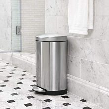 Touchless Motion Sensor Oval Trash Can - 13 Gallon Stainless Steel Bin for Clean, Odor-Free Living! 🌐♻️