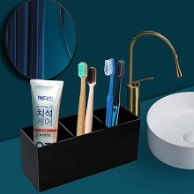 Black Makeup Brush Holder Organizer