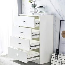 Lifetech Drawer Dresser White Cabinet Drawers Storage Chest