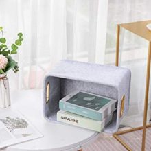Foldable Felt Fabric Storage Basket Storage Bins