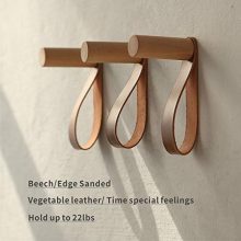 XAOMLP Wooden Coat Hooks Wall Mounted Vintage