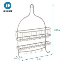 York Lyra Jumbo Hanging Shower Organizer