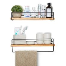 SODUKU Floating Shelves Wall Mounted, Wall Wood Storage