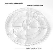 Sorbus Rotating Makeup Organizer, 360° Rotating Adjustable Carousel Storage