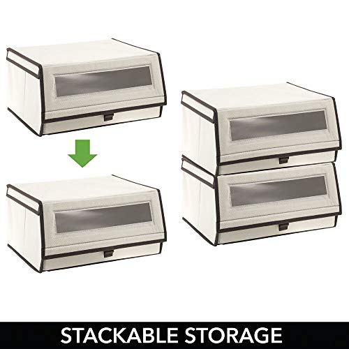 Fabric Closet Storage Organizer Shoe Box Bin