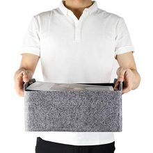 WELAXY storage baskets Felt Foldable Drawer Organizer