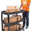 Stand Steady Tubstr 3 Shelf Utility Cart