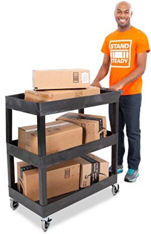 Stand Steady Tubstr 3 Shelf Utility Cart