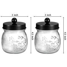 SheeChung Apothecary Jars Set,Mason Jar Decor